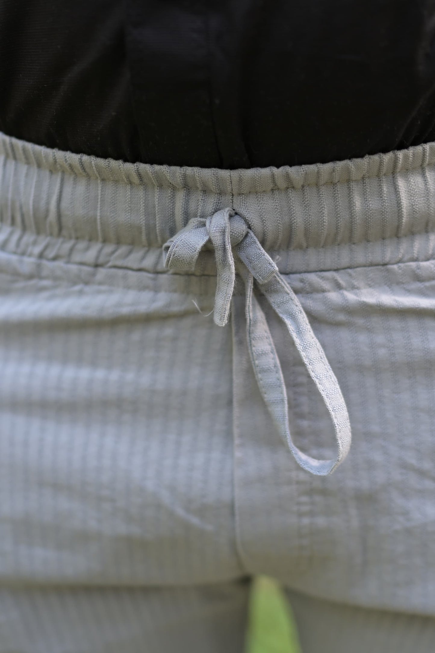 Chaudhar Linen Lining Straight Fit Grey Trouser