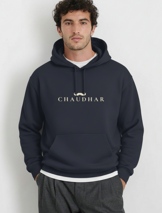 Chaudhar's Navy Blue Oversized Hoodie