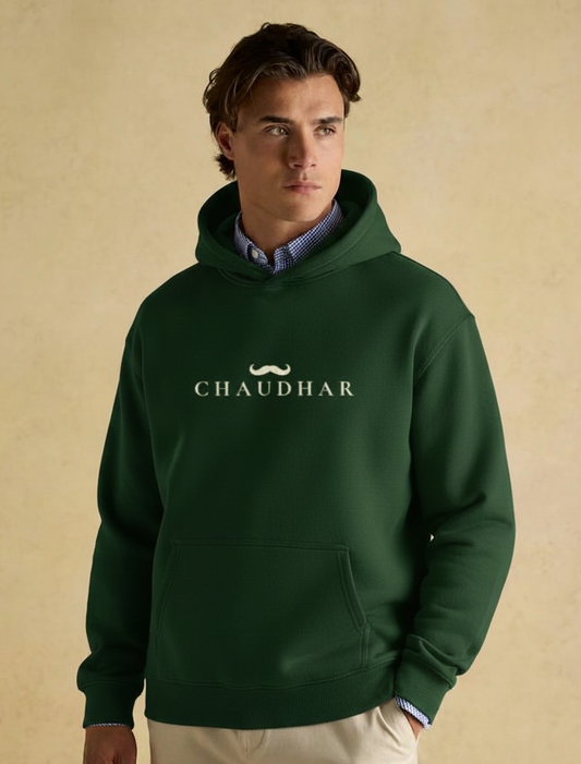 Chaudhar's Dark Green  Oversized Hoodie
