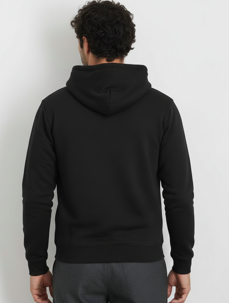 Chaudhar's Black  Zip Hoodie