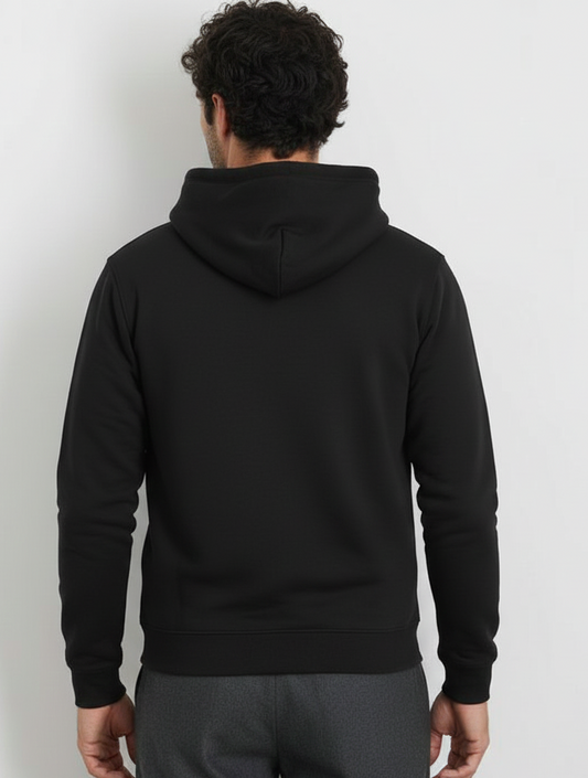 Chaudhar's Black  Zip Hoodie