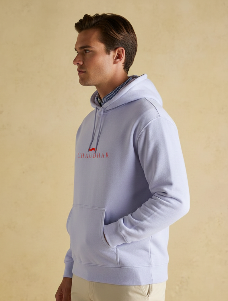 Chaudhar's Light Purple Oversized Hoodie