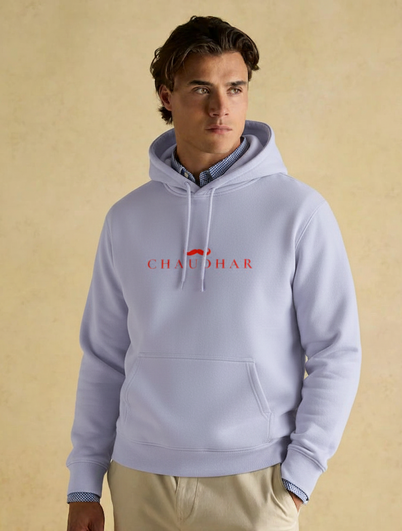 Chaudhar's Light Purple Oversized Hoodie