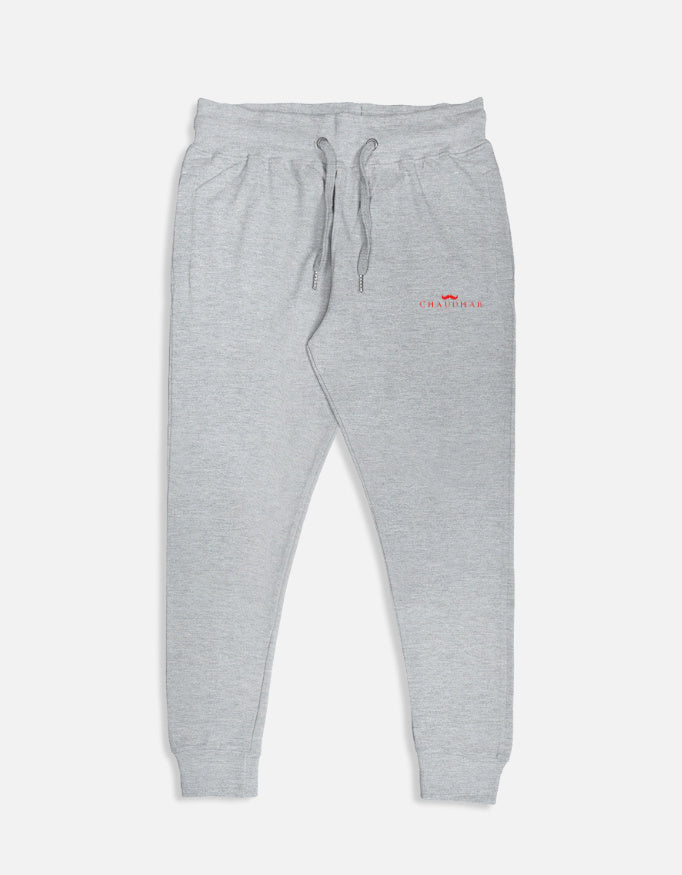 Chaudhar's Pure Cotton Grey Joggers