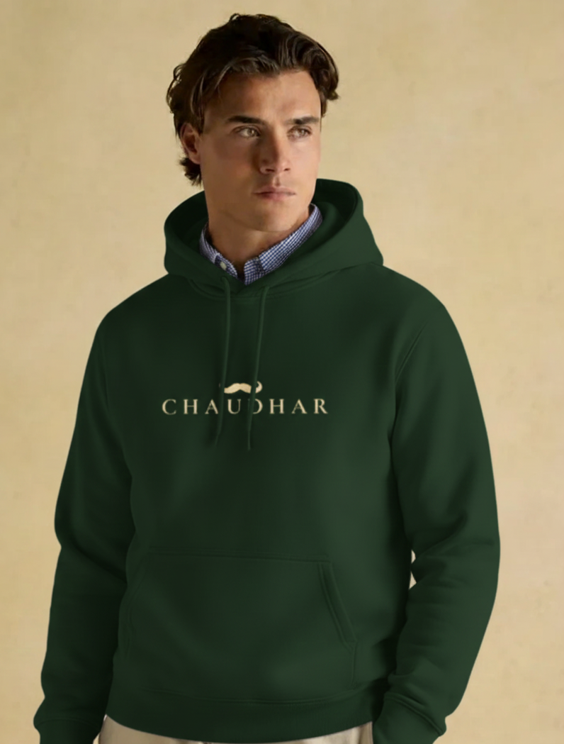 Chaudhar's Dark Green  Oversized Hoodie
